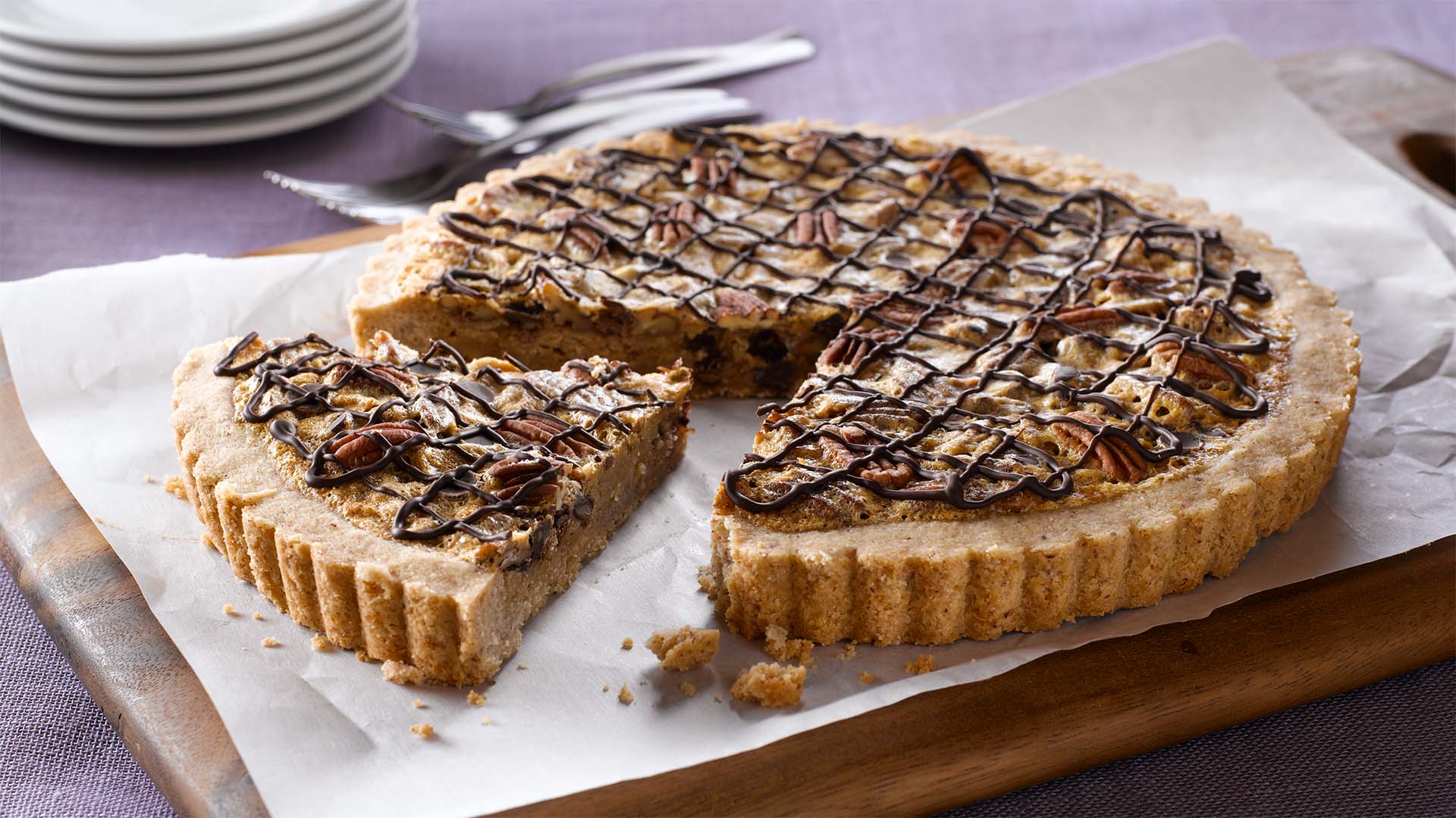 Tarte Aux Brisures De Chocolat Hershey S Chipits Et Aux Pacanes Recettes