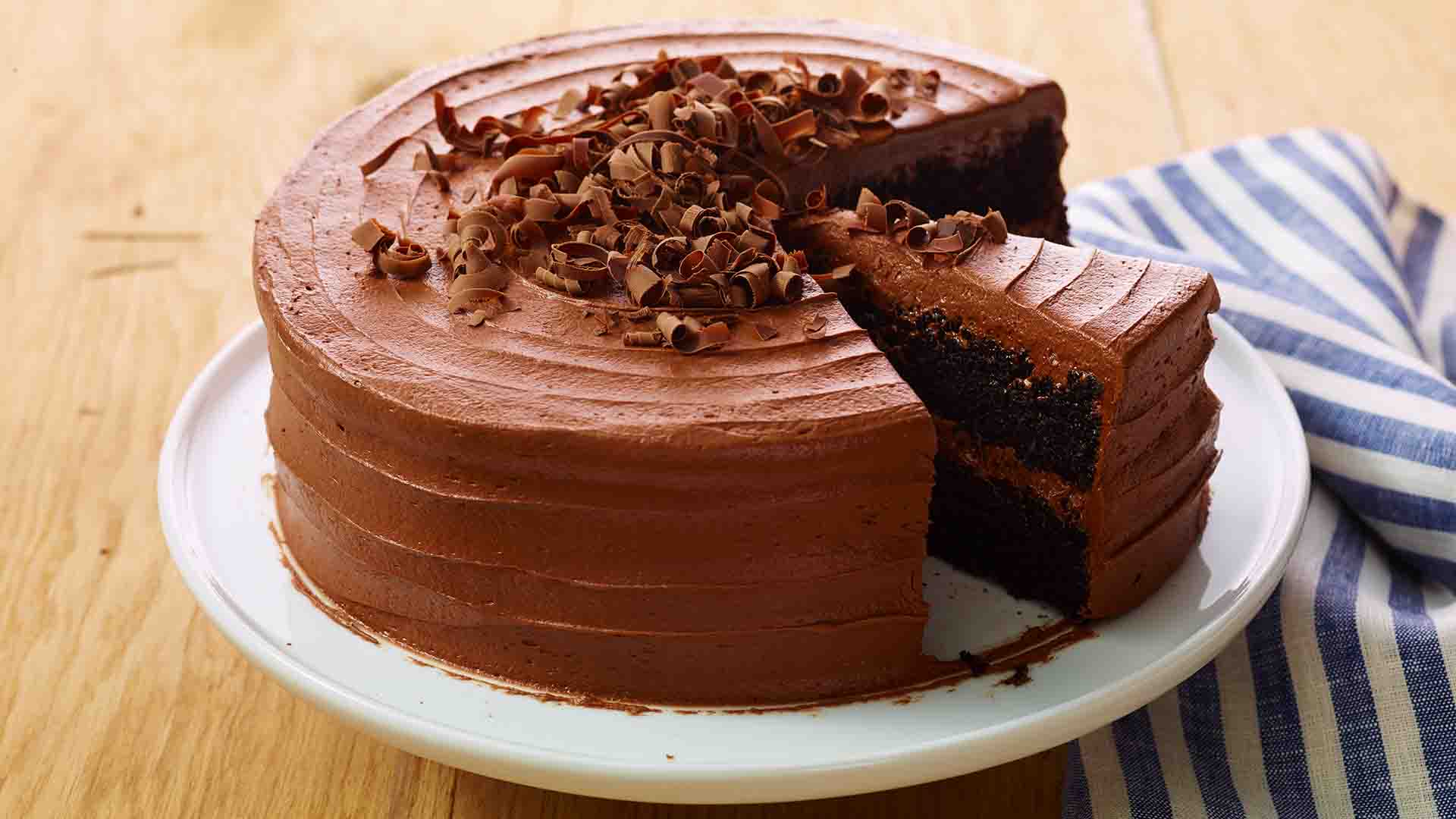 Deep Dark Chocolate Cake Recipe Recipes 