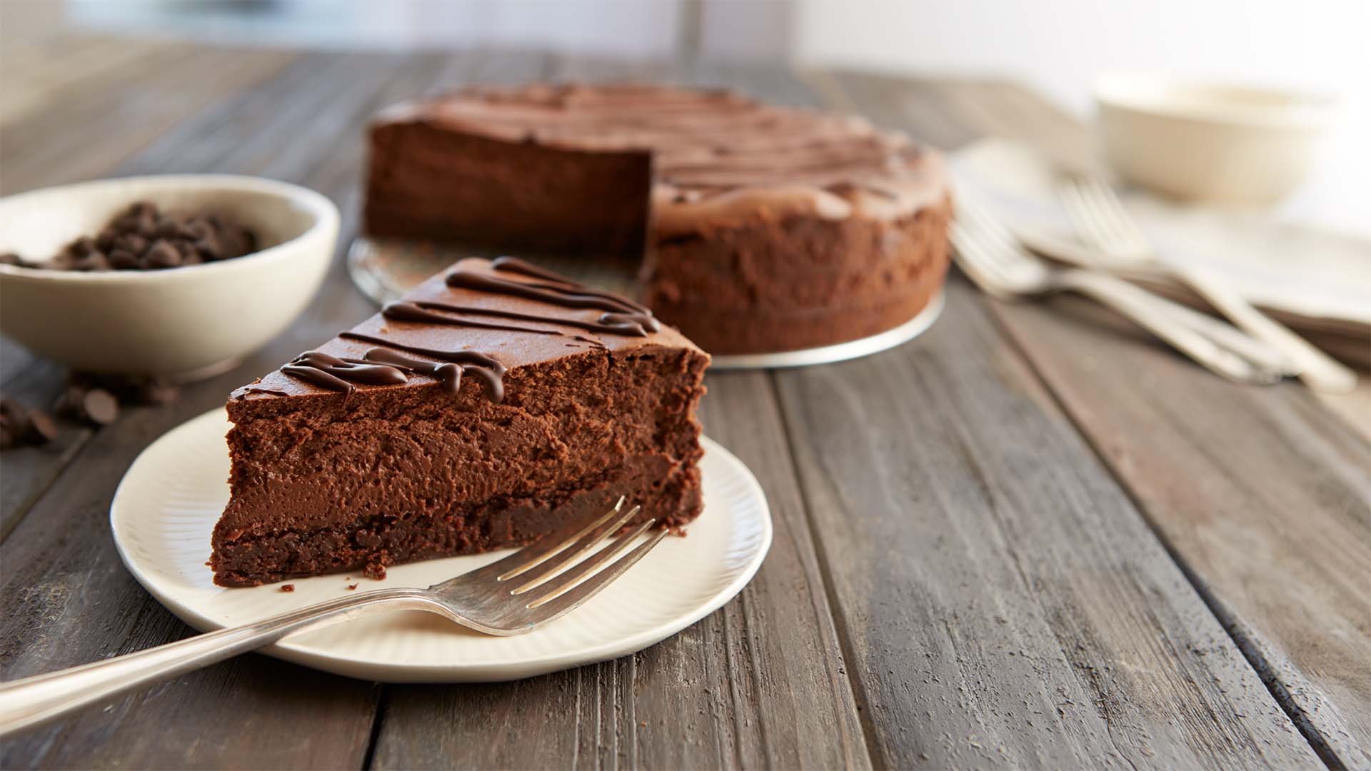 gateau au fromage brownie truffe au chocolat hersheys chipits