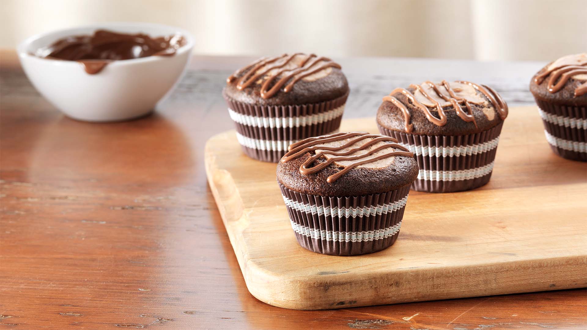 petits gateaux au fromage avec brisures de chocolat au lait