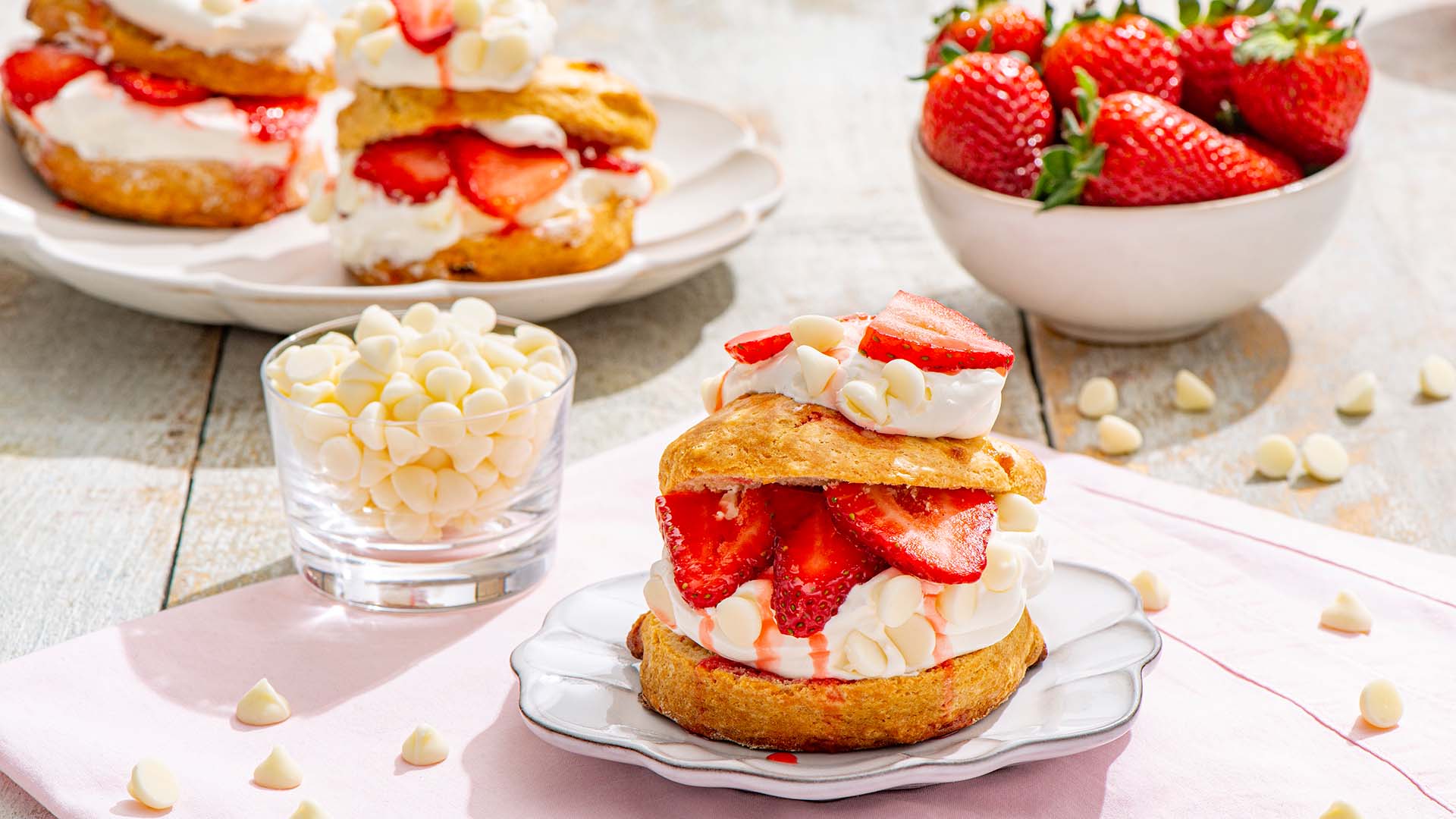 shortcakes aux fraises