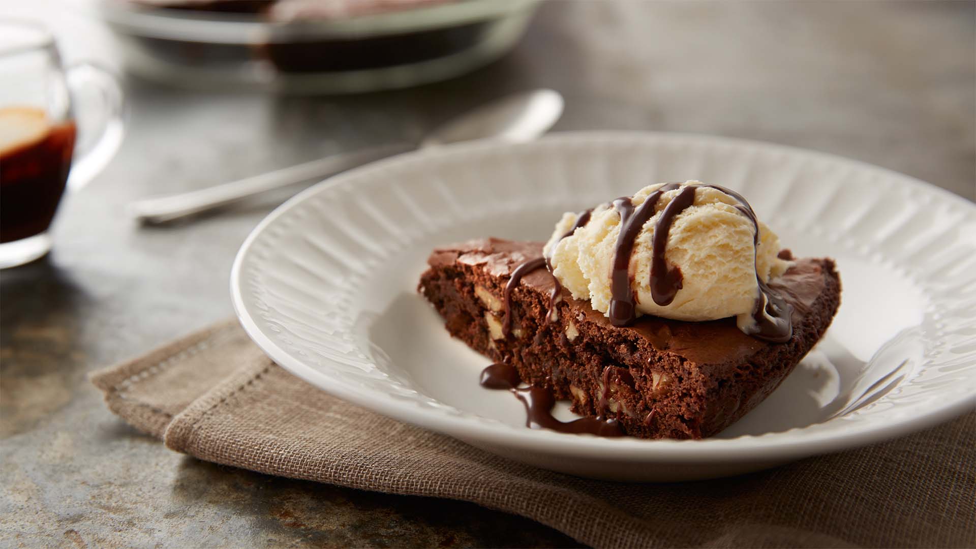 tarte au brownie a la mode